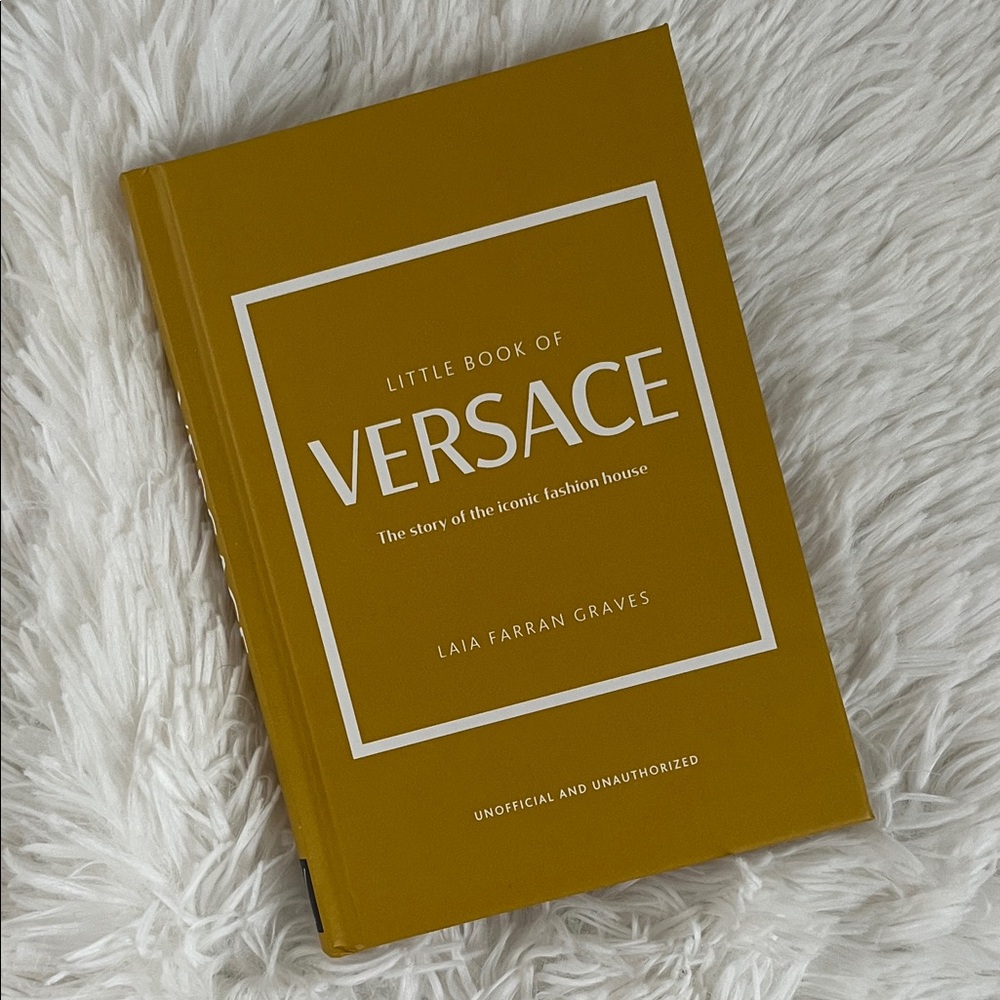 Versace Gold Hardcover Book
